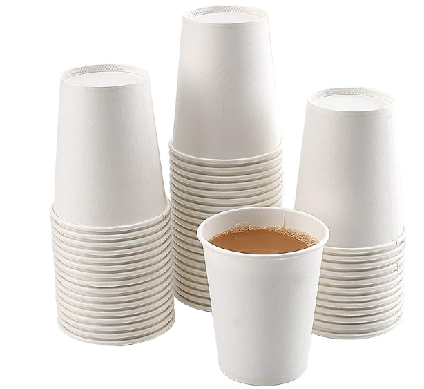 white paper cup